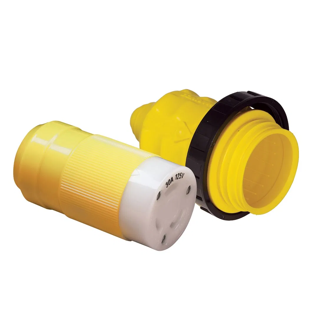 305CRV.VPK – MARINCO Power Cord Plug End, Replacement Connector For A Detachable Power Cord 30 Amp Female Without Plu...